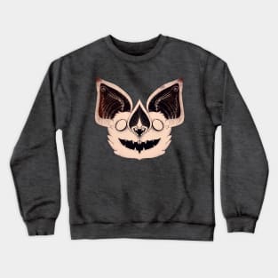 Jack-O-Bat Front Print Crewneck Sweatshirt